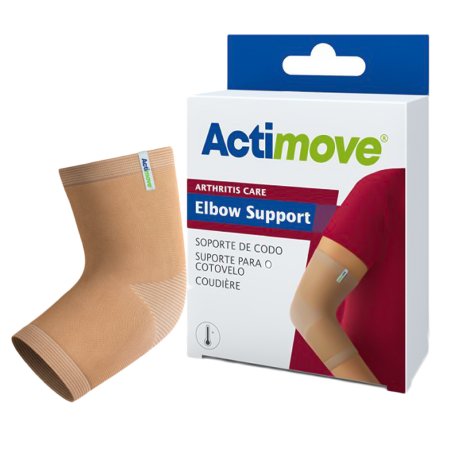 Picture of Elbow Support Actimove® Arthritis Care Small Pull-On Sleeve Left or Right Elbow 7-1/2 to 9 Inch Elbow Circumference Beige7578221