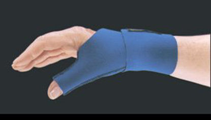 Picture of Wrist / Thumb Support AliMed® Neoprene Left or Right Hand Royal Blue Medium / Large5368