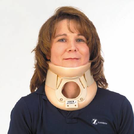 Picture of Cervical Collar Serpentine Contoured / Firm Density Adult Small One-Piece 3 Inch Height 16-1/2 Inch Neck Circumference00073700200