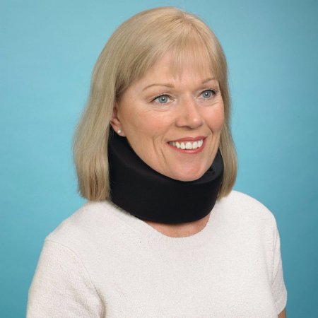 Picture of Cervical Collar Rolyan® Medium Density Adult One Size Fits Most One-Piece 2-1/2 Inch Height 20 Inch Length081506864