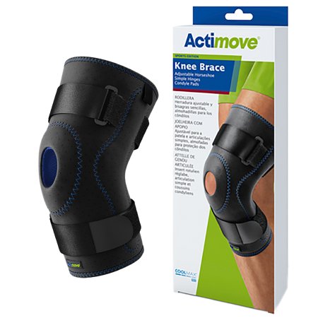 Picture of Knee Brace Actimove® Sports Edition 2X-Large Pull-On / D-Ring / Hook and Loop Strap Closure 22 to 24 Inch Thigh Circumference Left or Right Knee7568755