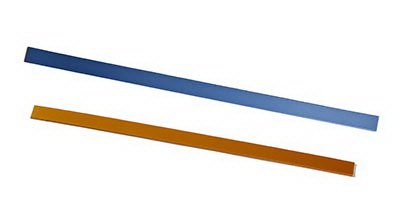 Picture of Splinting Material Orfit® Strips 1/8 X 4/5 X 18 Inch Thermoplastic with Non-Stick Coating Atomic Blue / Gold24-5855-1