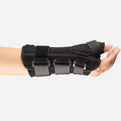 Picture of Wrist / Hand / Thumb Brace Phomfit™ Aluminum / Foam / Nylon / Polyester Right Hand Black Large447-RT-L