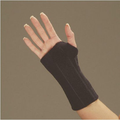 Picture of Cock-Up Wrist Brace DeRoyal® Low Profile Neoprene Right Hand Black MediumNE7739-72