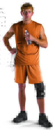 Picture of Knee Brace Hg80® 2X-Large Pull-On / Hook and Loop Strap 20 to 22 Inch Knee Circumference Left or Right Knee54015B