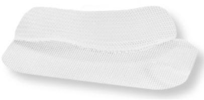 Picture of Anatomical Hernia Repair Mesh Parietex™ Partially Absorbable Knitted Polyester Monofilament 4 X 6 Inch Left Style SterileTECT1510AL