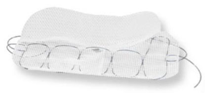 Picture of Anatomical Hernia Repair Mesh Parietex™ Partially Absorbable Knitted Polyester Monofilament 4 X 6 Inch Right with Lateral Slit Style SterileTECT1510ADPR