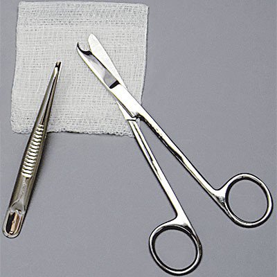 Picture of Suture Removal Tray Sklar Design Metal Scissor Style Handle96-4420