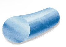 Picture of Suture with Needle Prolene™ Nonabsorbable Uncoated Blue Suture Monofilament Polypropylene Suture Size 9 - 0 6 Inch Suture Double-Armed 6.5 mm Length 3/8 Circle Micropoint - Spatula Needle1754G