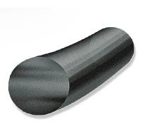 Picture of Suture with Needle Ethilon™ Nonabsorbable Uncoated Black Suture Monofilament Nylon Size 10 - 0 12 Inch Suture Double-Armed 6.5 mm Length 3/8 Circle Micropoint - Spatula Needle7770G