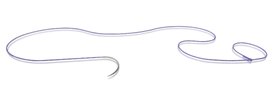 Picture of Antibacterial Suture with Needle STRATAFIX™ Symmetric PDS® Plus Absorbable Uncoated Violet Suture Monofilament Polydioxanone with Irgacare MP Antibacterial Suture Size 1 45 cm Suture 1-Needle 40 mm Length 1/2 Circle Taper Point NeedleSXPP1A405