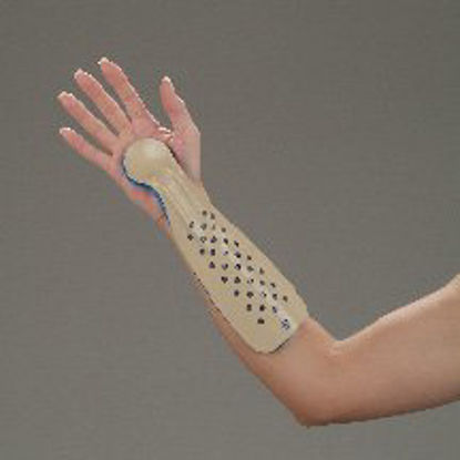 Picture of Cock-Up Wrist Splint DeRoyal® Canvas Right Hand White Medium5059-03