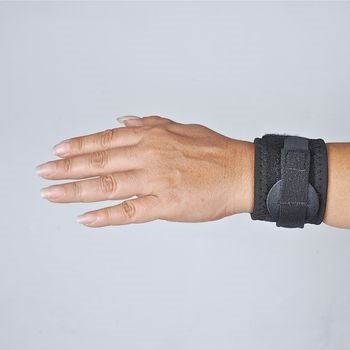 Picture of Cock-Up Wrist Brace TeraFoam Fabric / Neoprene / Terry Cloth Left Hand Black Medium081504976