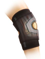 Picture of Knee Brace Shields® X-Large Hook and Loop Strap Closure 19-1/2 to 22 Inch Thigh Circumference 12 Inch Length Left or Right Knee5675-BLK-XL