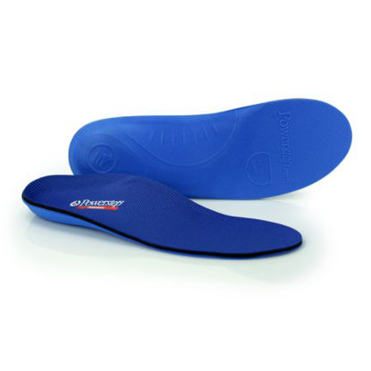 Picture of Powerstep® Pinnacle Orthotic Insert Full Length Size E Polypropylene / EVA / Polyester / VCT® Black / Blue Male 8 to 8-1/2 / Female 10 to 10-1/25005-01E