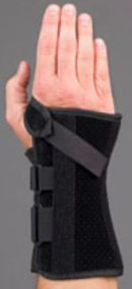 Picture of Wrist Brace V-Strap™ Aluminum / Felt / Vetstretch Right Hand Black 2X-Large223257