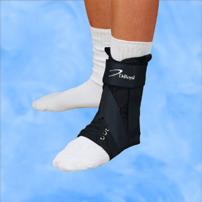 Picture of Ankle Splint DeRoyal® Large Lace-Up Male 10-1/2 to 12 / Female 11-1/2 to 13 Right AnkleAB2801-26