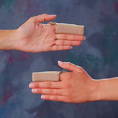 Picture of Finger Sleeve Rolyan® Medium Left or Right Hand BeigeA86804