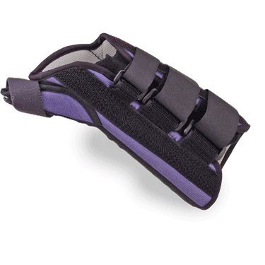 Picture of Cock-Up Wrist Brace with Thumb Spica Breg® Aluminum / Foam / Nylon Left Hand Black Medium10293