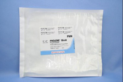 Picture of Hernia and Fascial Deficiencies Repair Mesh Prolene™ Nonabsorbable Polypropylene Monofilament 6 X 6 Inch Square Style Undyed @#$STERILITY_ATTR$#@PMH