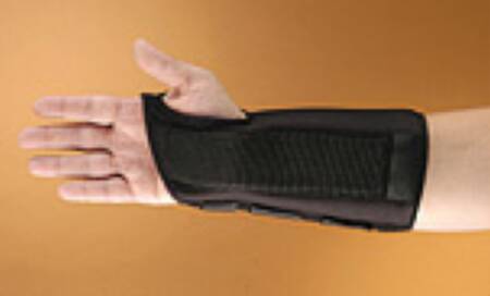 Picture of Wrist Splint Phomfit™ Aluminum / Foam / Nylon / Polyester Left Hand Black X-Large437-LT-XL