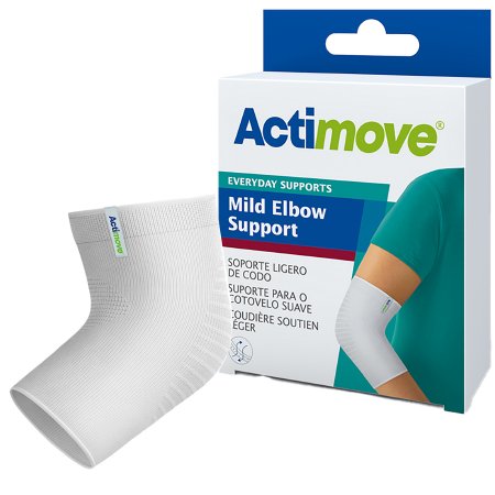Picture of Elbow Support Actimove® Mild Large Pull-On Sleeve Left or Right Elbow 11-1/2 to 13 Inch Circumference White7561622