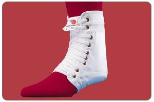 Picture of Ankle Brace Ankle Lok® Large Lace-Up Male 11 to 12 / Female 12 to 13 Right AnkleAKL-6331-WH-LRG-R