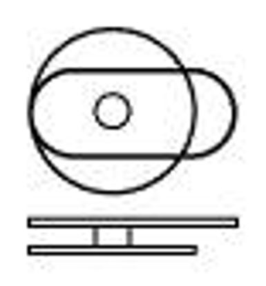 Picture of Inguinal Hernia Repair Mesh Device Prolene™ Hernia System Nonabsorbable Polypropylene Monofilament 4 Inch Diameter Extended Style Undyed @#$STERILITY_ATTR$#@PHSE