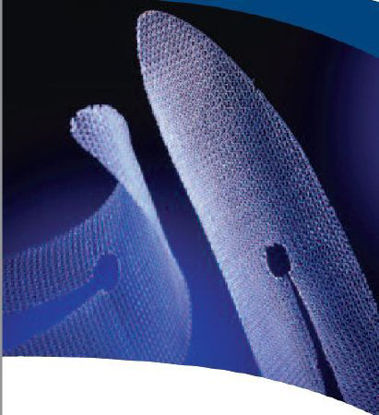 Picture of Inguinal Hernia Repair Mesh Bard® Mesh Pre-Shape Nonabsorbable Polypropylene Monofilament 1-4/5 X 4 Inch Rectangle with Spermatic Cord Opening Style White @#$STERILITY_ATTR$#@0112710