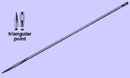 Picture of Suture Needle Anchor™ Straight Triangular Point Needle Keith Abdominal Type Size 6 Needle1827-6R