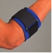 Picture of Elbow Splint Sport-Aid™ Small Hook and Loop Strap Tennis Left or Right Arm 10 InchSA2194 BLA SM