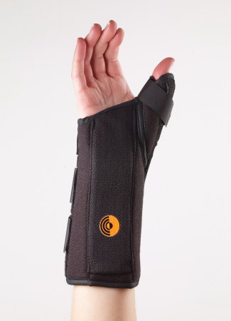 Picture of Wrist Splint with Abducted Thumb Ultra-Fit™ Aluminum / Tricot Right Hand Black X-Large73-5306-000