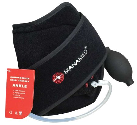 Picture of Ankle Wrap EZ Ice One Size Fits Most Hook and Loop Strap Closure Left or Right FootEZANKLE01