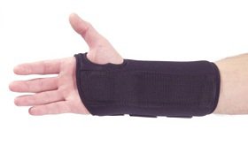 Picture of Wrist Brace Freedom® Comfort™ Foam / Metal / Polyester Left Hand Black Small77555