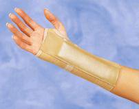 Picture of Wrist Brace DeRoyal® Leatherette Left Hand Brown Medium5011-08