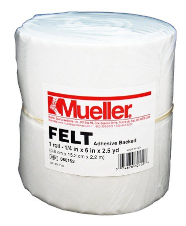Picture of Adhesive Felt Adhesive Mueller® 1/4 Inch X 6 Inch X 2-1/2 Yard060152