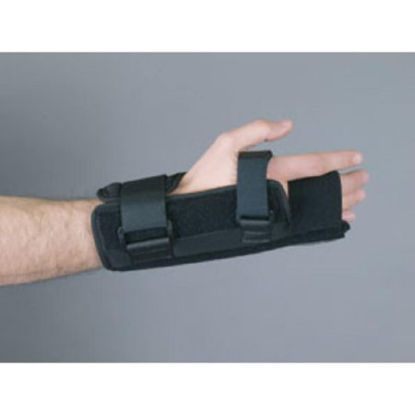 Picture of Wrist Splint with MP Block Freedom® Comfort™ Fabric / Foam Left Hand Black Small / Medium5911
