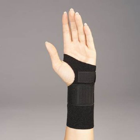 Picture of Wrist Support Rolyan® Gauntlet Fabrifoam® Right Hand Black One Size Fits MostA57114