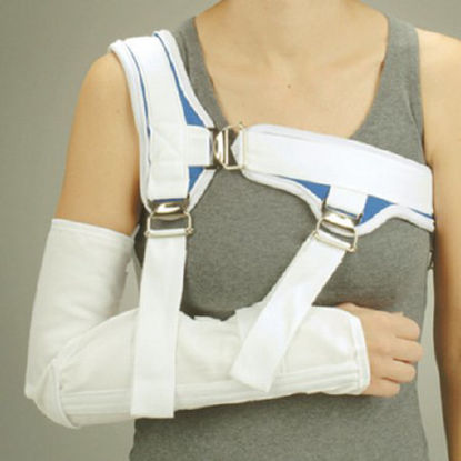 Picture of Acromioclavicular Splint DeRoyal® One Size Fits Most Hook and Loop Closure Left or Right Arm3007-00