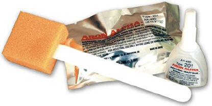Picture of Mortuary Adhesive Sealer Pack 20 mL Liquid Sponge Applicator Tip n-Butyl-2 CyanoacrylateMASLP
