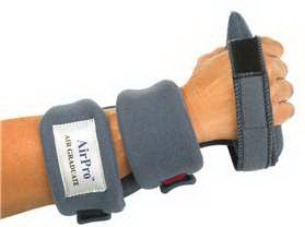 Picture of Air Graduate Wrist / Hand Splint OCSI AirPro™ Fabric Left or Right Hand Blue One Size Fits Most52392