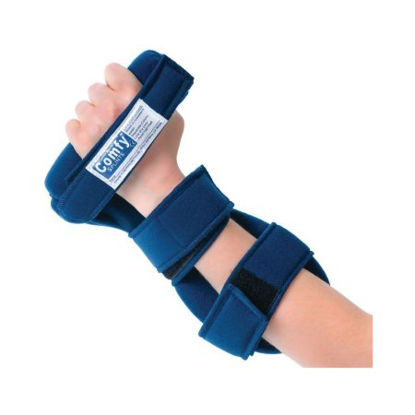 Picture of Hand Contracture Orthosis Comfy® Grip Headliner Fabric Right Hand Navy Blue Large56482706