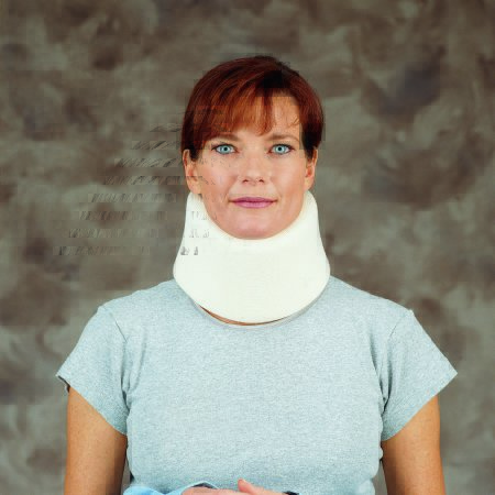 Picture of Cervical Collar DeRoyal® Contoured / Medium Density Adult Medium One-Piece 3-1/2 Inch Height 20-1/2 Inch Length1030-02