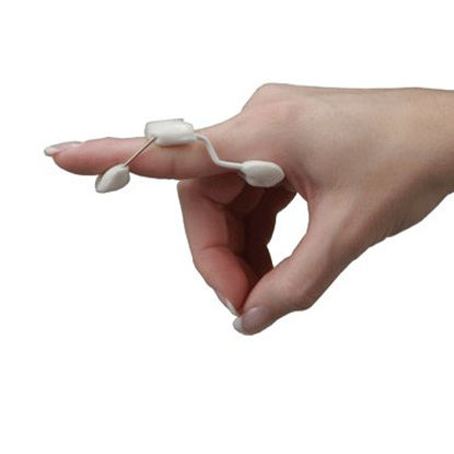 Picture of Finger Extension Assist LMB ACU-Spring Large Without Fastening Finger Silver / White507C