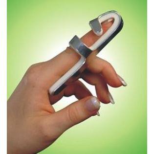 Picture of Finger Splint Adult Medium Finger Silver / WhiteR1441-M