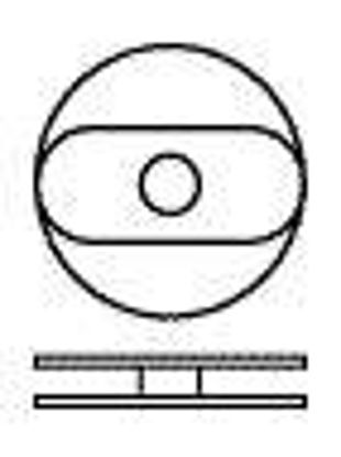 Picture of Inguinal Hernia Repair Mesh Device Prolene™ Hernia System Nonabsorbable Polypropylene Monofilament 4 Inch Diameter Large Style Undyed @#$STERILITY_ATTR$#@PHSL