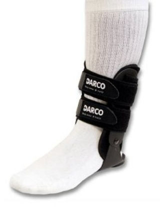 Picture of Ankle Brace Body Armor® Vario Standard Hook and Loop Strap Closure Left FootBAV2L