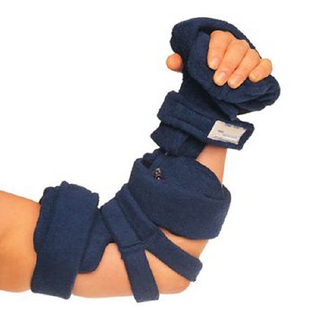 Picture of Elbow/Hand Combination Orthosis Comfy™ Adult 11 to 15 Inch Bicep Circumference / 14-1/2 to 18 Inch Total Length Navy Blue929360