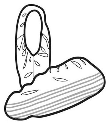 Picture of Suture Needle Anchor™ 9/16 Circle Taper Point Needle Orthopedic Type Size 8 Needle1869-8DC