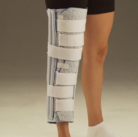 Picture of Knee Immobilizer DeRoyal® One Size Fits Most Hook and Loop Closure 20 Inch Length Left or Right Knee7041-33